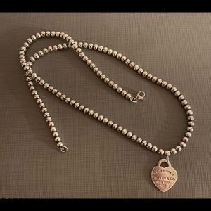 Authentic Return to Tiffany Bead Becklace